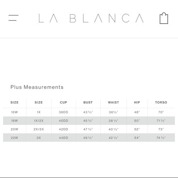 NWT La Blanca high rise bikini swim bottoms 16 1X plus size purple free shipping - Picture 6 of 6